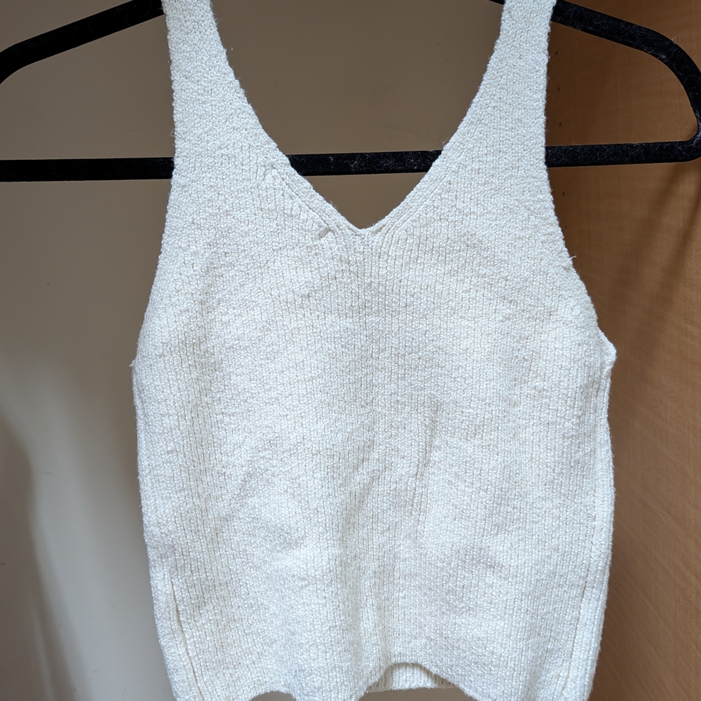Z Supply White Knit Tank Top - Picture 3 of 7